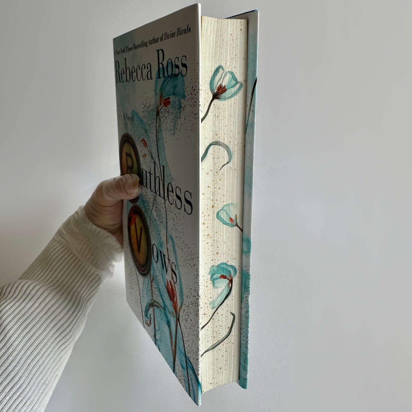 Divine Rivals & Ruthless Vows: Hand-Painted Edges US Hardback Set by Rebecca Ross