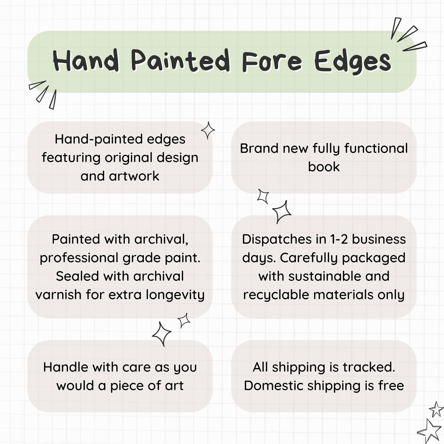 Hand Painted Powerless Trilogy: Collector's Edition Fore-Edge Book Set by Lauren Roberts