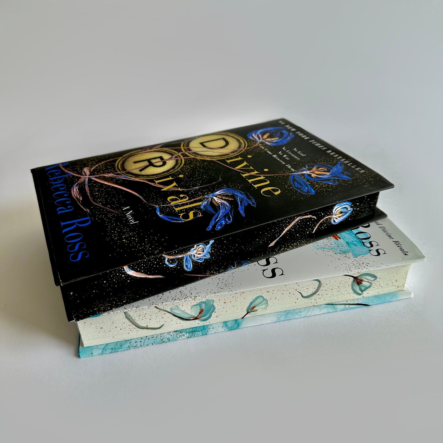Divine Rivals & Ruthless Vows: Hand-Painted Edges US Hardback Set by Rebecca Ross