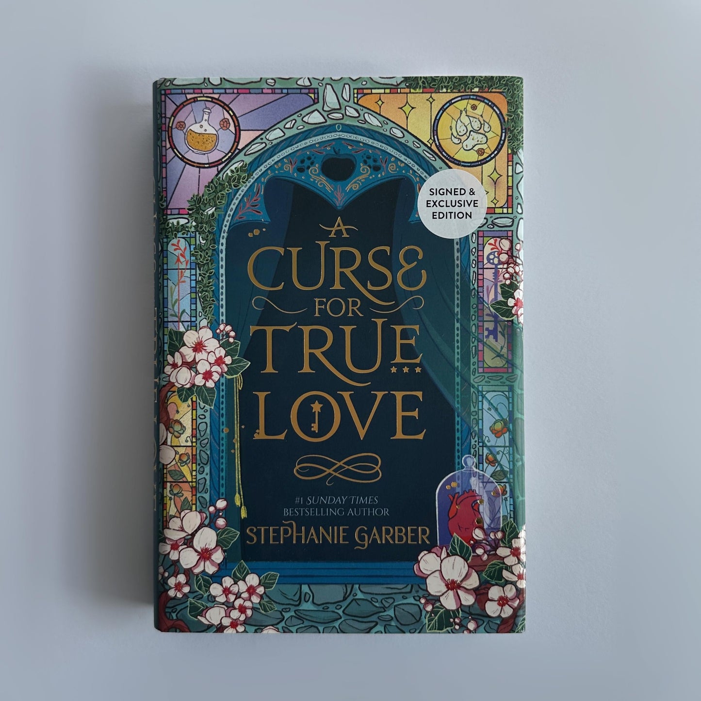 A Curse For True Love: Hand-Painted Edges Signed Book by Stephanie Garber
