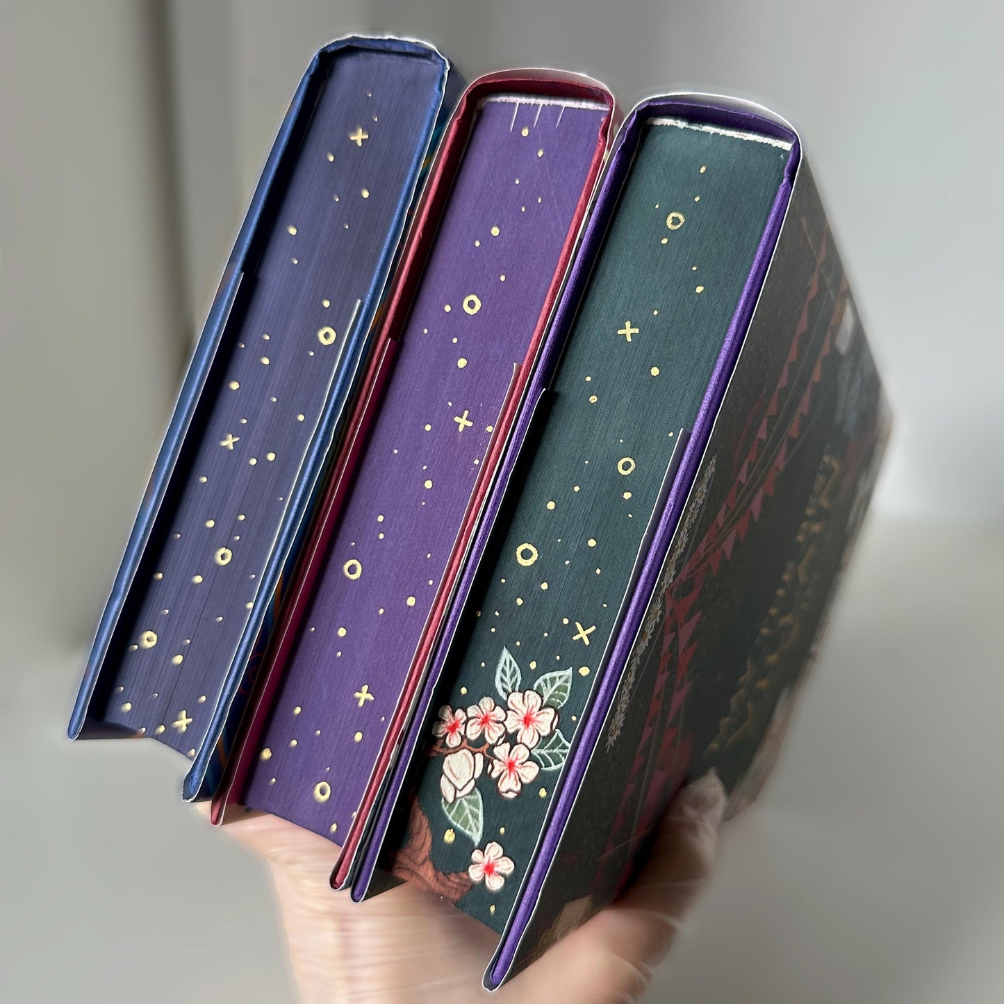 Once Upon A Broken Heart Trilogy: Hand-Painted Fore-Edge Book Set by Stephanie Garber