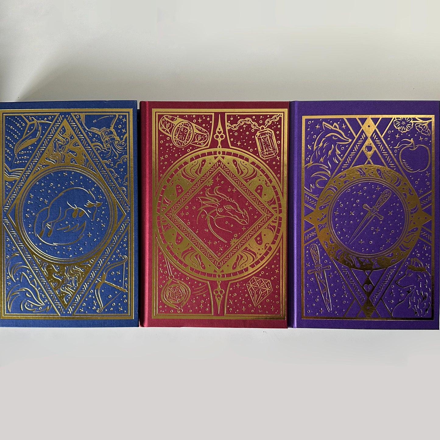 Once Upon A Broken Heart Trilogy: Hand-Painted Fore-Edge Book Set by Stephanie Garber