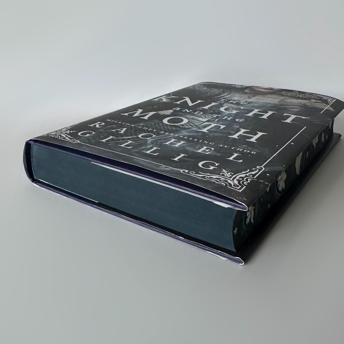 Hand Painted Edges Book: The Knight and the Moth by Rachel Gillig | bookish lover gift