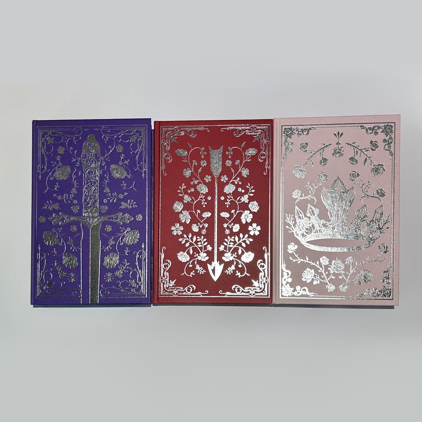 Hand Painted Powerless Trilogy: Collector's Edition Fore-Edge Book Set by Lauren Roberts