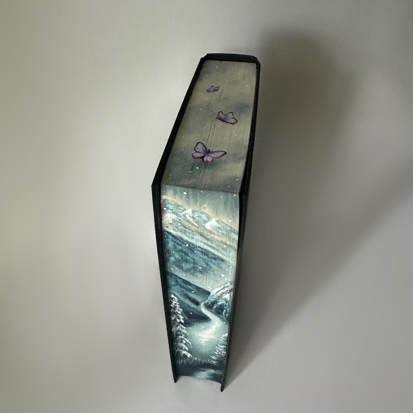 Quicksilver by Callie Hart: Hand-Painted Edges Book | bookish lover gift