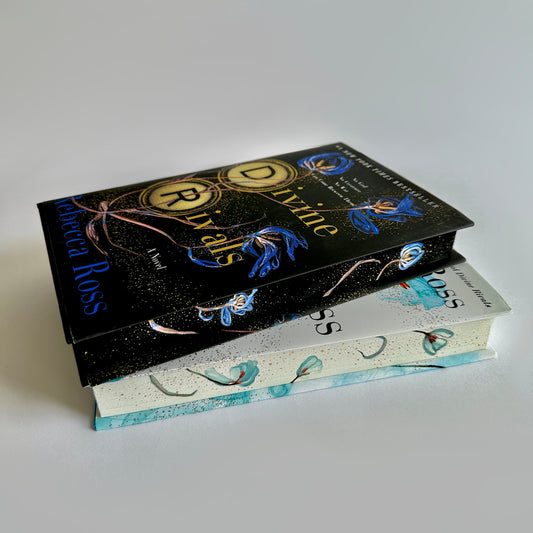 Divine Rivals & Ruthless Vows: Hand-Painted Edges US Hardback Set by Rebecca Ross