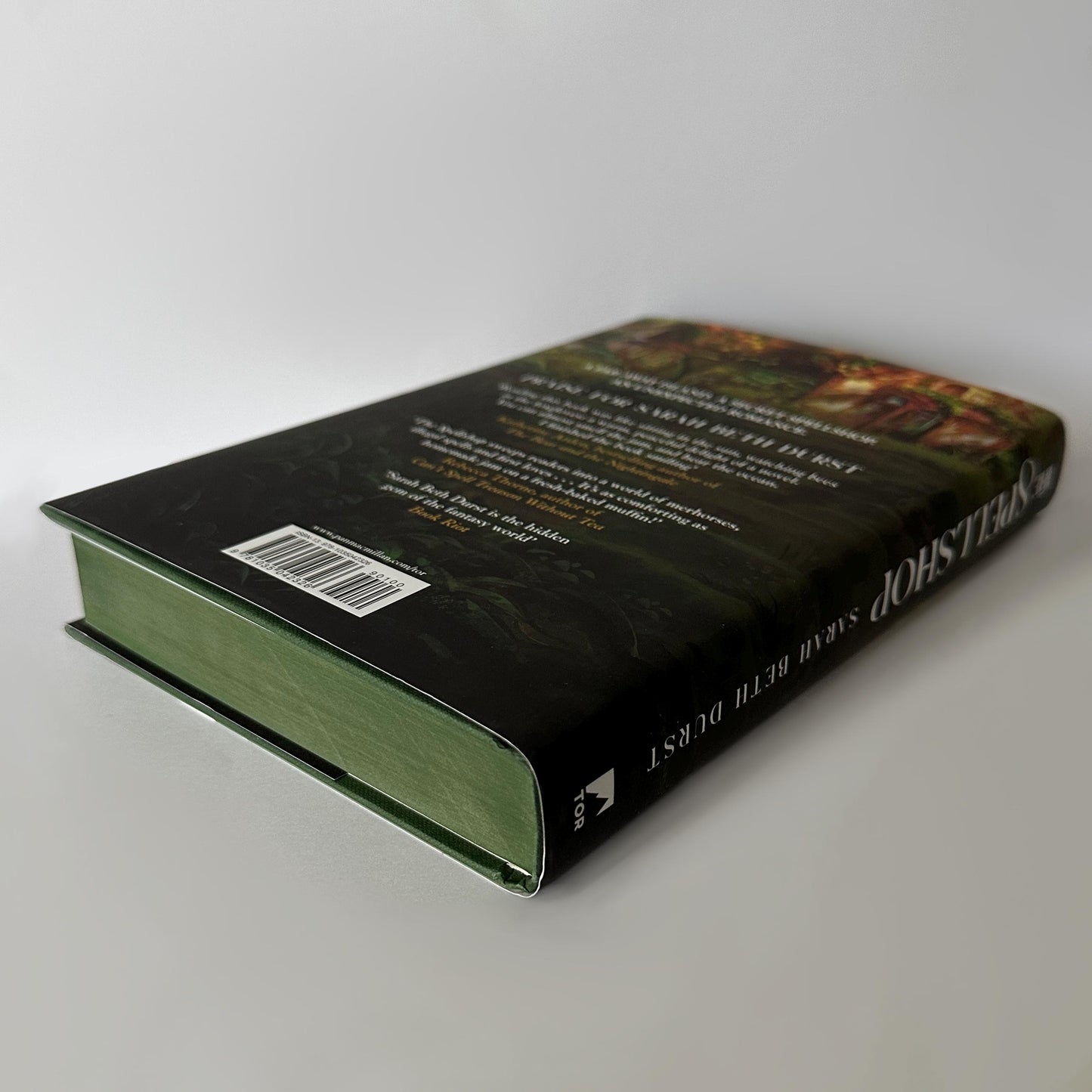 The Spellshop Hand Painted Edges/Fore-Edge Book Painting | Sarah Beth Durst | book lover bookish gift