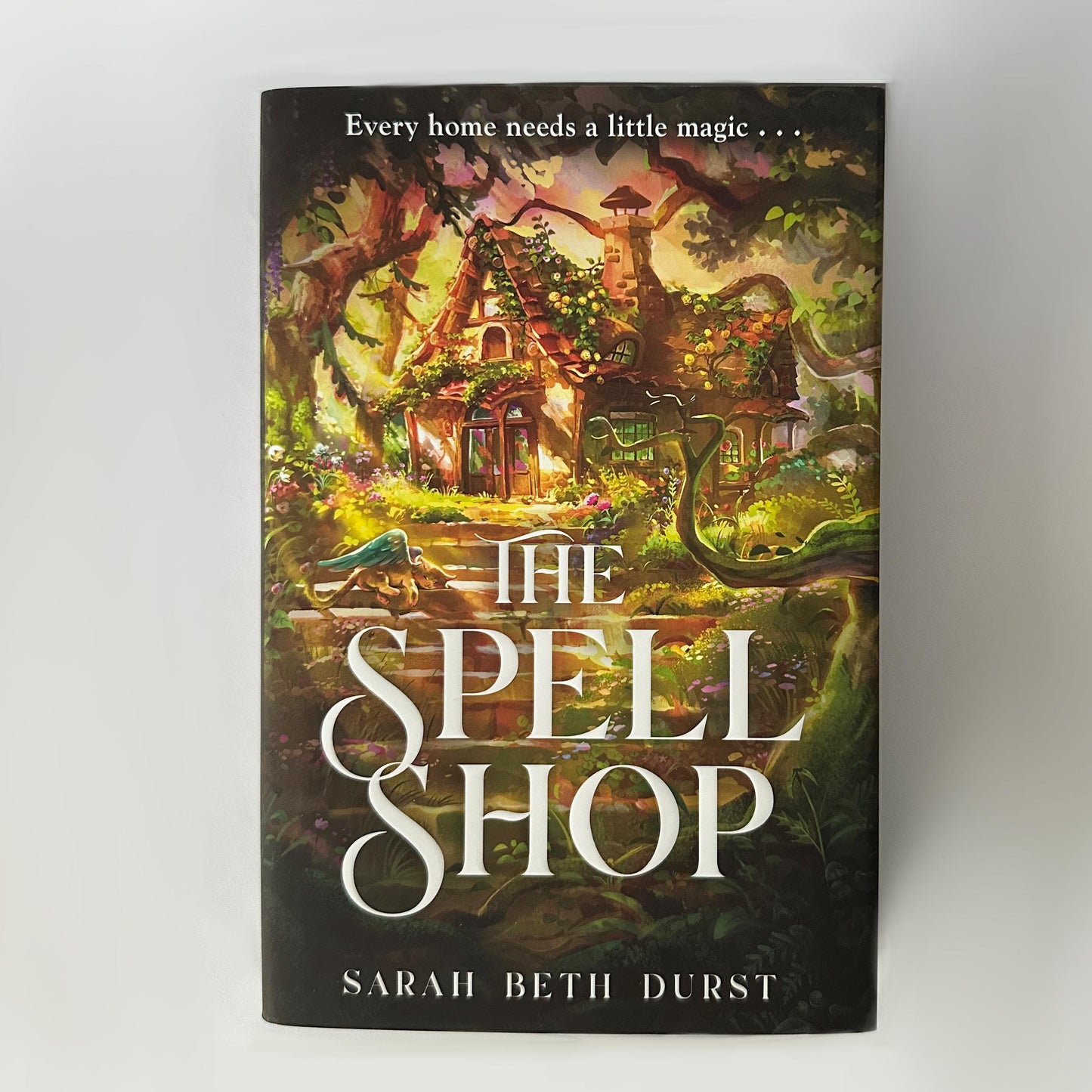 The Spellshop Hand Painted Edges/Fore-Edge Book Painting | Sarah Beth Durst | book lover bookish gift